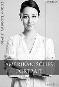 Bewerbungsbild Model und Hostess Beispiel amerikanisches Portrait