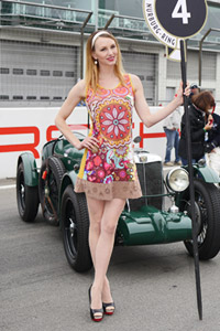 grid girl classic days Nrburgring