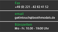 Online Buchungsanfrage fr Messehostessen, Model Hostessen bundesweit