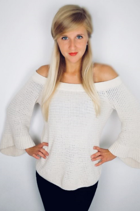 Yana aus Wolfsburg Haarfarbe: blond (mittel), Augenfarbe: grn, Gre: 173, Deutsch: 0, Englisch: , Franzsisch: , Spanisch:  